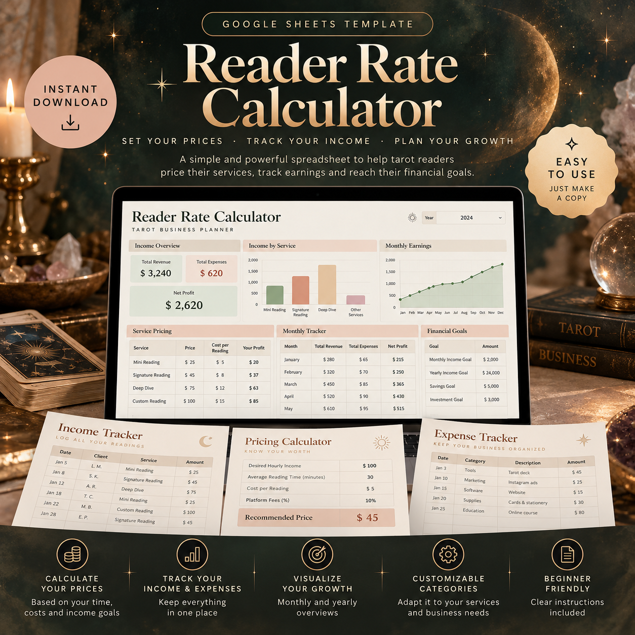 Reader Rate Calculator